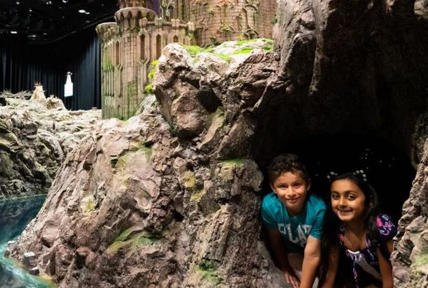 Family at Weta Workshop Unleashed