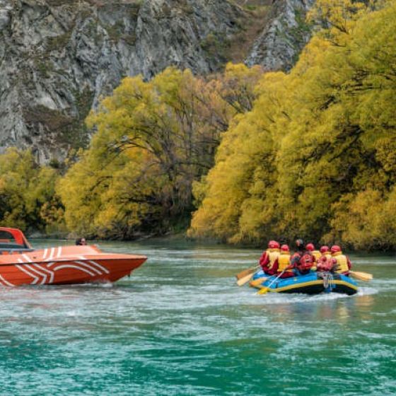 Kawarau River Jet to Raft (Grade 2-3)